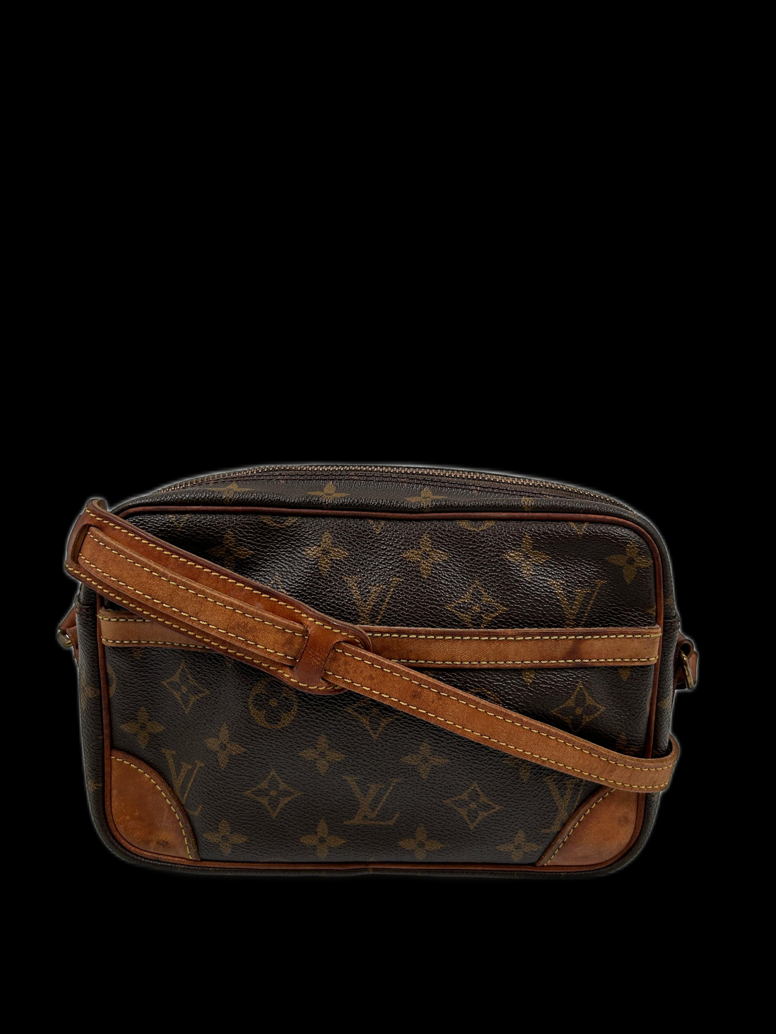 Louis Vuitton Brown, Pattern Print Monogram Trocadero 23