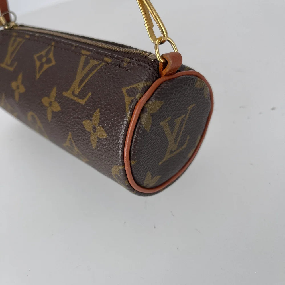 Louis Vuitton Papillon Nano Monogram Mini 4lva724 Brown Coated