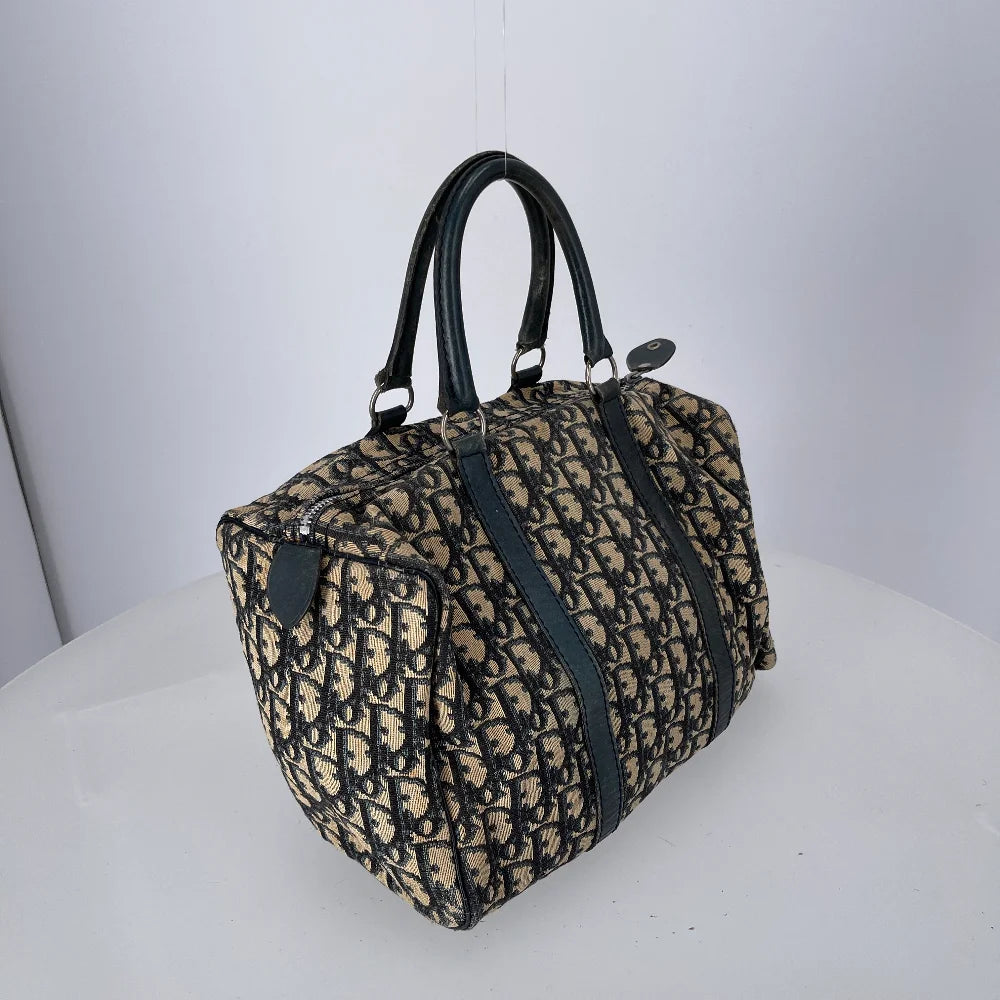 Blue Canvas Dior Bowling Bag rewearvintage