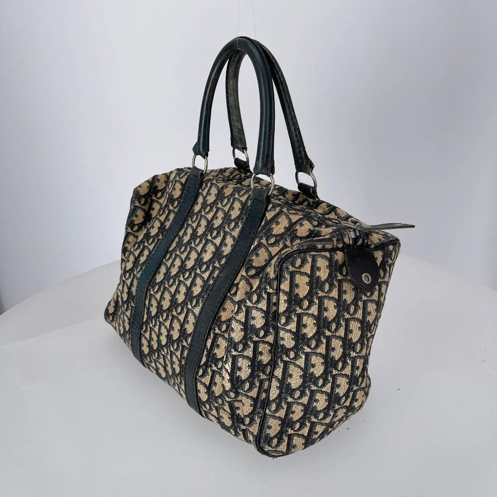 Blue Canvas Dior Bowling Bag rewearvintage