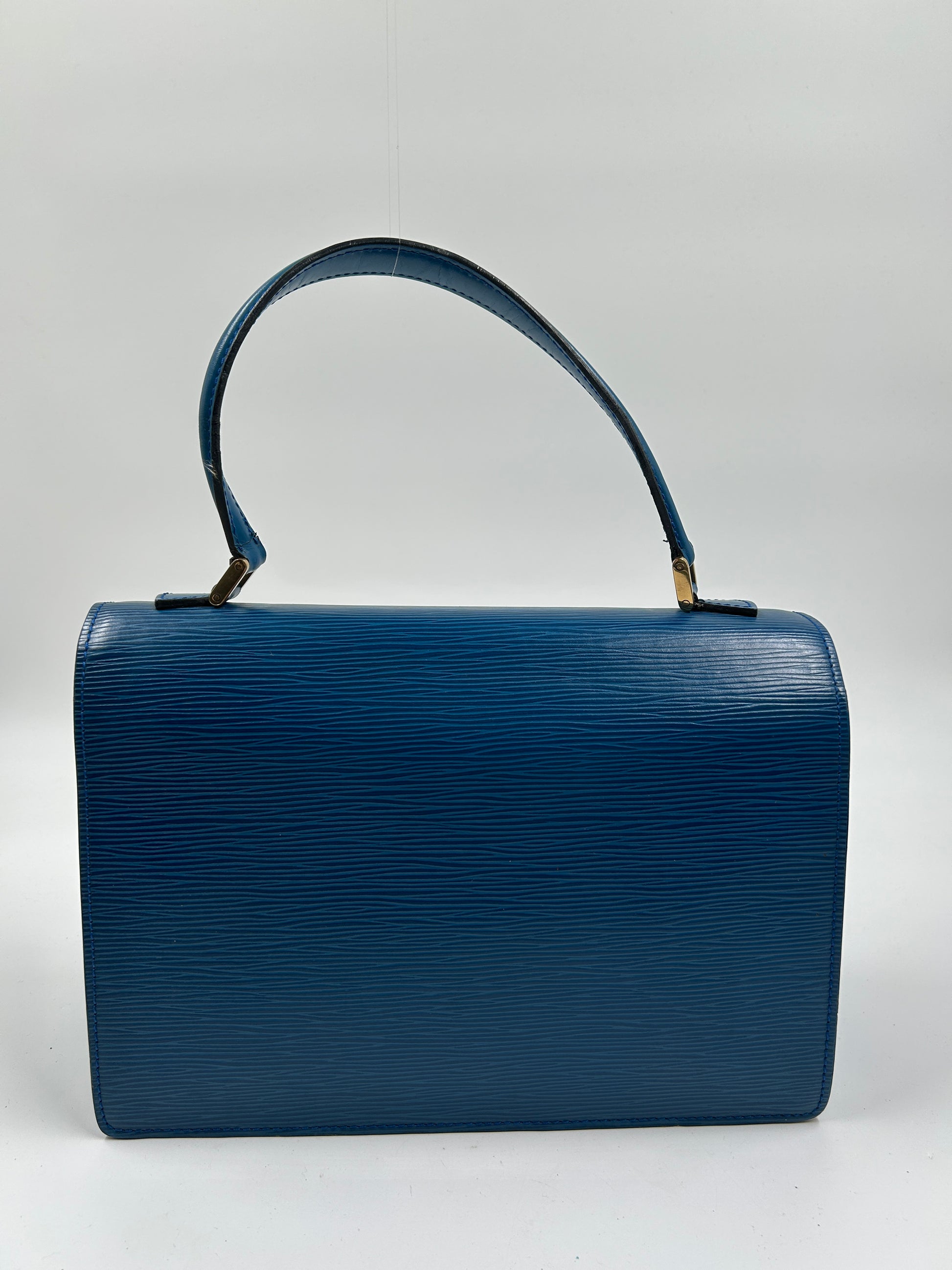 Blue Epi Leather Louis Vuitton Concorde – rewear-vintage