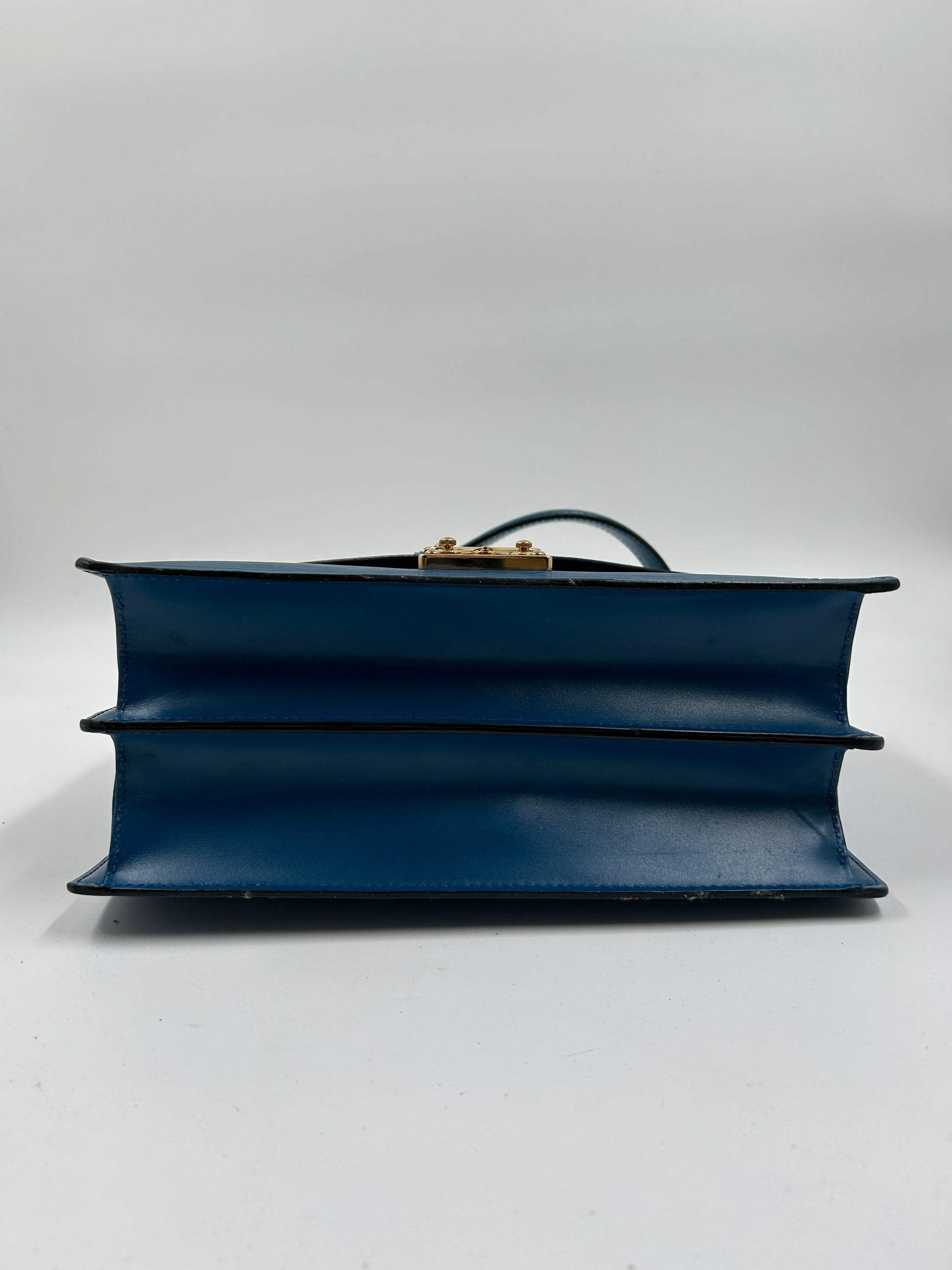 Louis Vuitton Limited Edition Concorde Blue Epi Leather GHW Bag